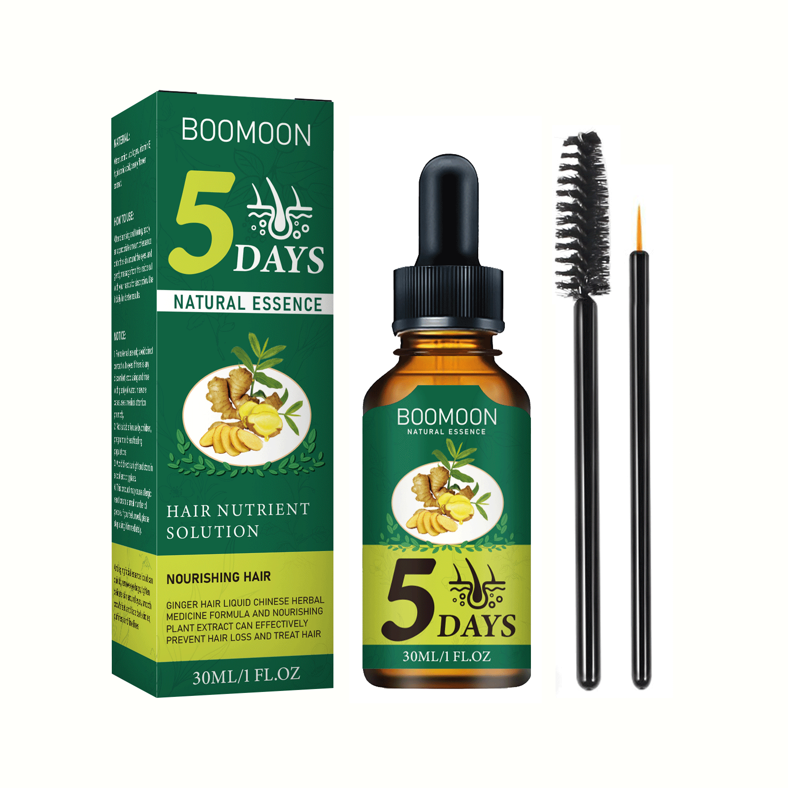 Hair Care Essential Oil Atomizing - Ginger Hair Growth Essence Oil Anti