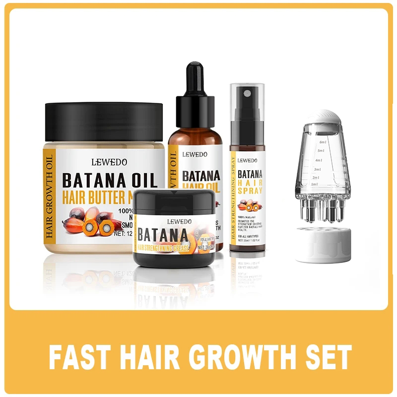 Caffeine Hair Serum - LEWEDO Batana Oil Hair Growth Kit