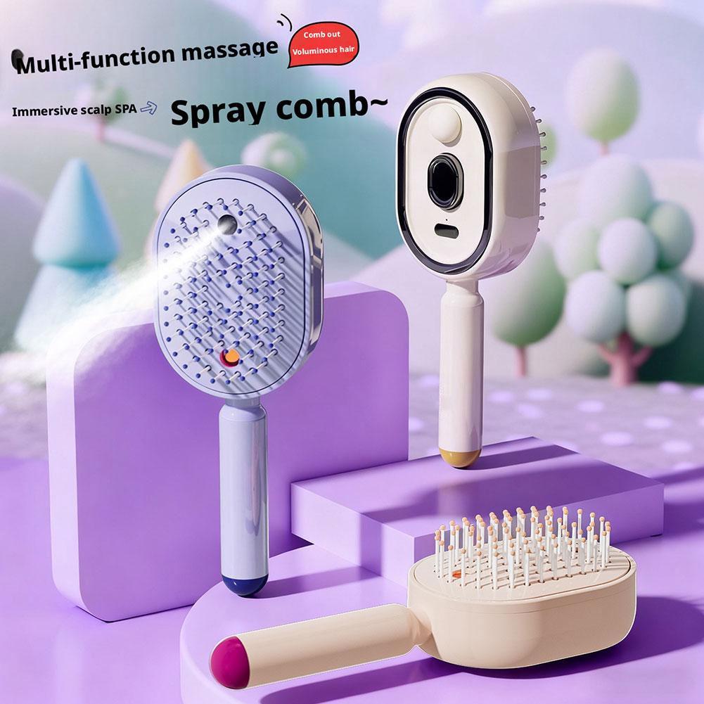 Hair Care Essential Oil Atomizing - Multi Functional Massage Comb Essential Oil