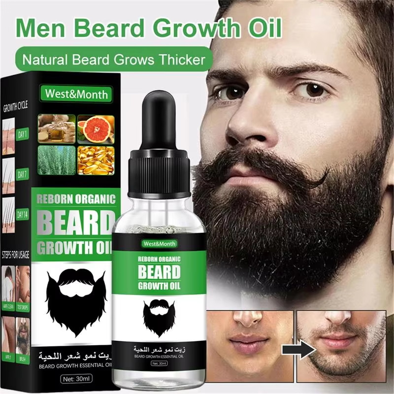 Caffeine Hair Serum - Fast Natural Mature Men Beard Growth