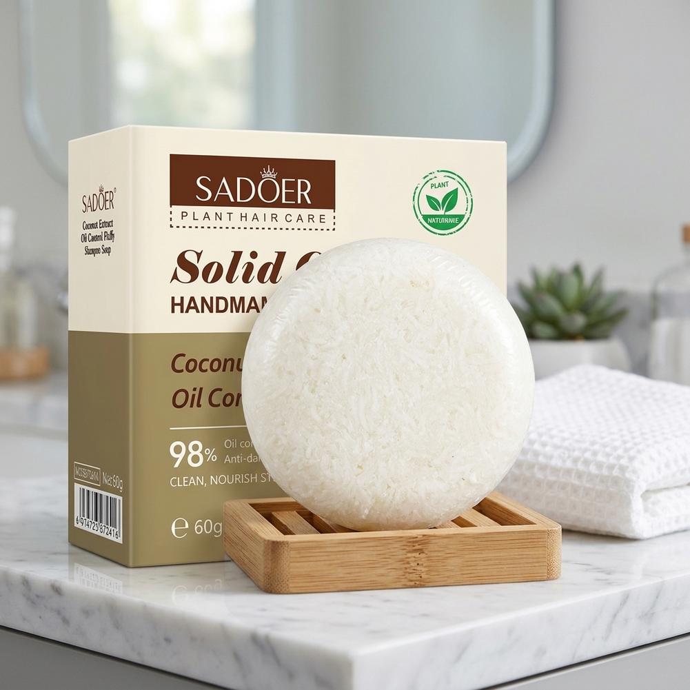 SADOER 60g Coconut Shampoo Her - огляд і ціна Hair Care Herbal Products