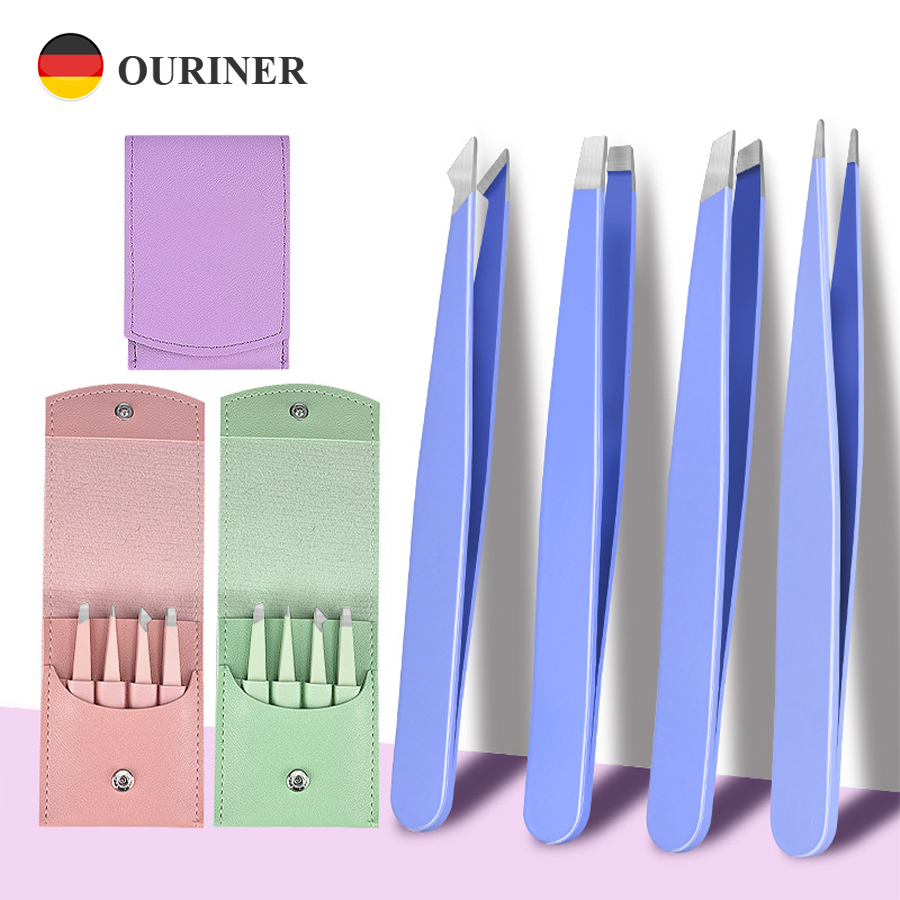 4Pcs Eyebrow Tweezers Hair Rem - огляд і ціна Hair Care Tools