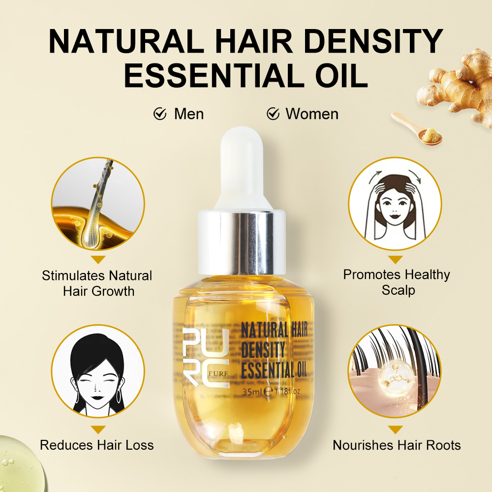 PURC Ginger Essential Hair Gro - огляд і ціна Hair Care Herbal Products