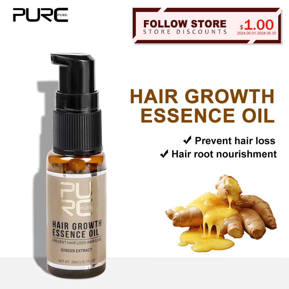 PURC Hair Growth Oil Ginger &  - огляд і ціна Hair Care Ginseng