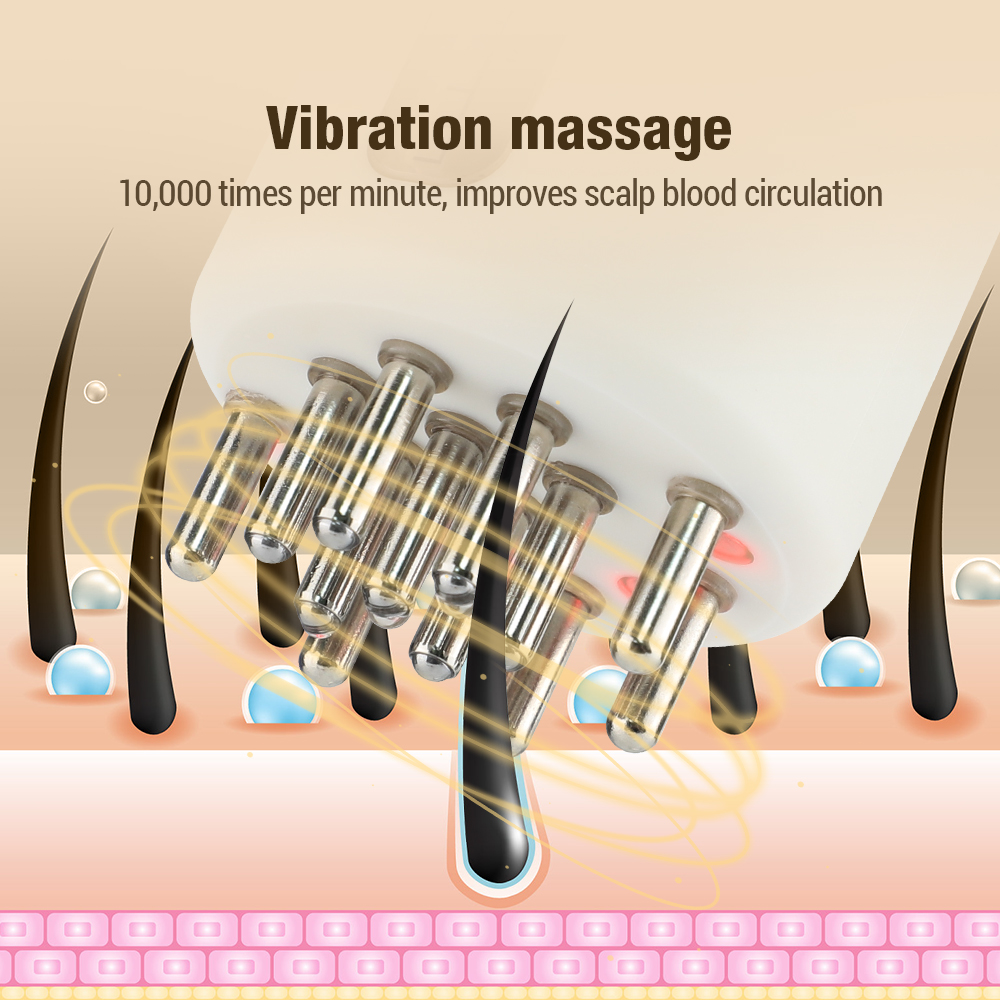 Electric Vibration Head Massag - огляд і ціна Hair Care Essence