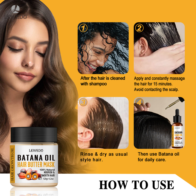 LEWEDO Batana Oil Hair Growth  - огляд і ціна Caffeine Hair Serum