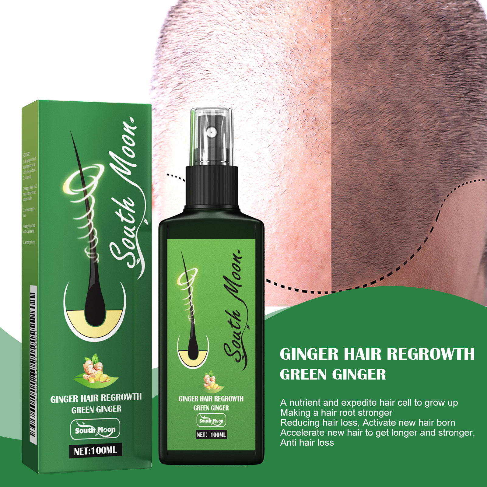 Ginger Hair Care Spray Promote - огляд і ціна Hair Care Herbal Products