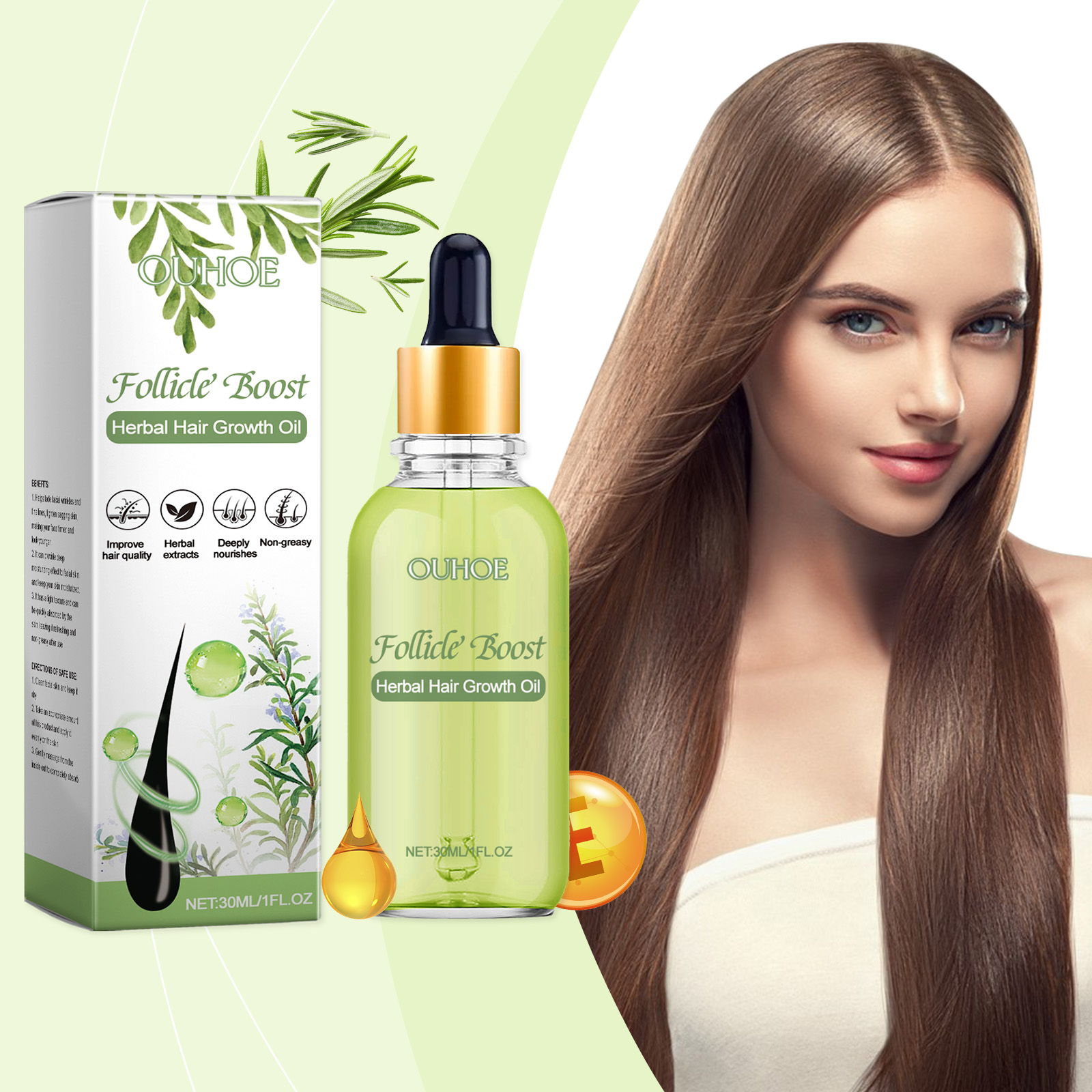 Herbal Hair Growth Oil Repairi - огляд і ціна Hair Care Herbal Products