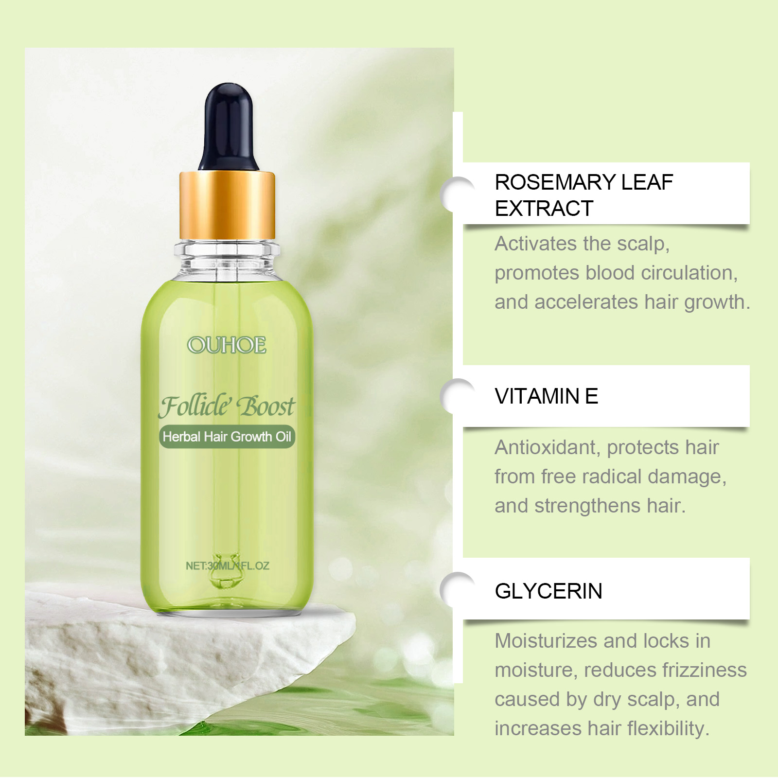 Herbal Hair Growth Oil Repairi - огляд і ціна Hair Care Herbal Products