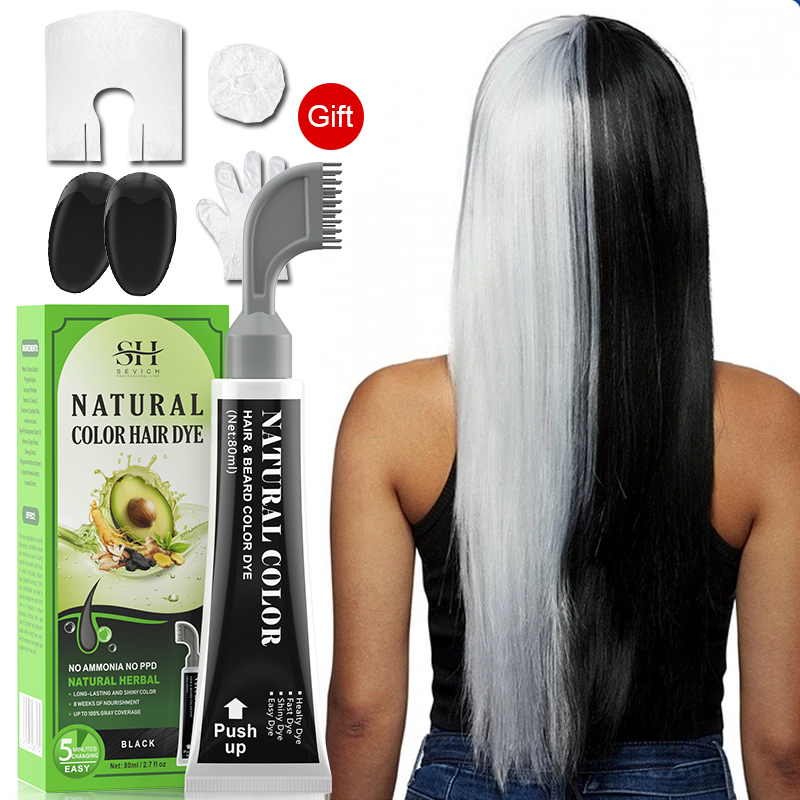Avocado Fast Hair Dye Black Sh - огляд і ціна Hair Care Ginseng
