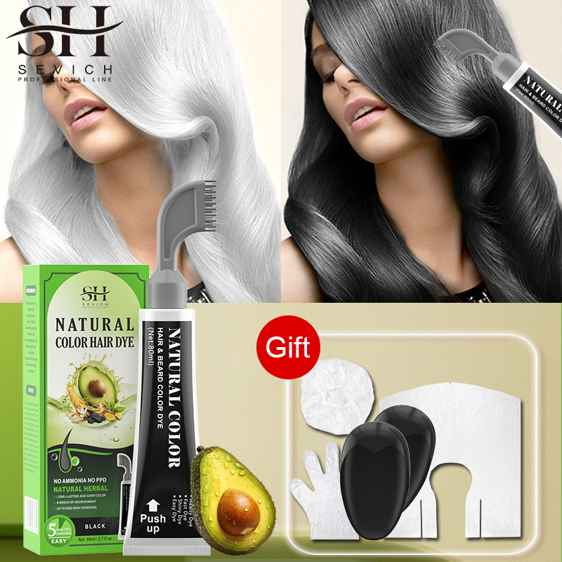 Avocado Fast Hair Dye Black Sh - огляд і ціна Hair Care Ginseng