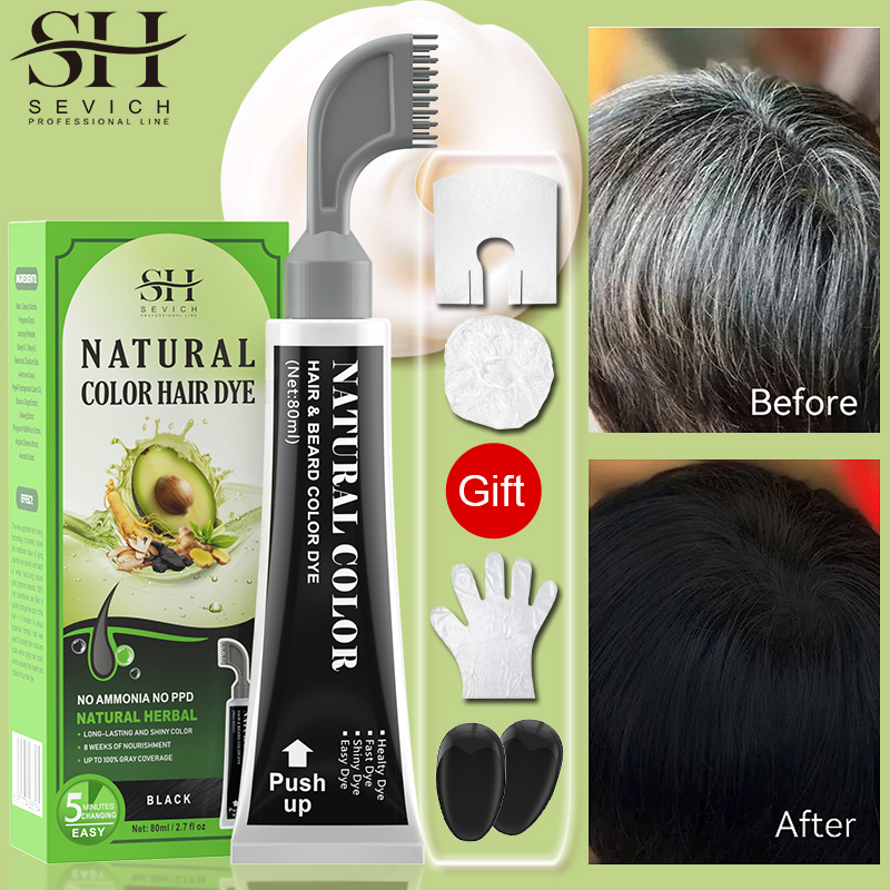 Avocado Fast Hair Dye Black Sh - огляд і ціна Hair Care Ginseng