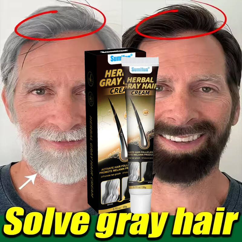 Herbal Anti-grey Hair Treatmen - огляд і ціна Hair Care Herbal Products