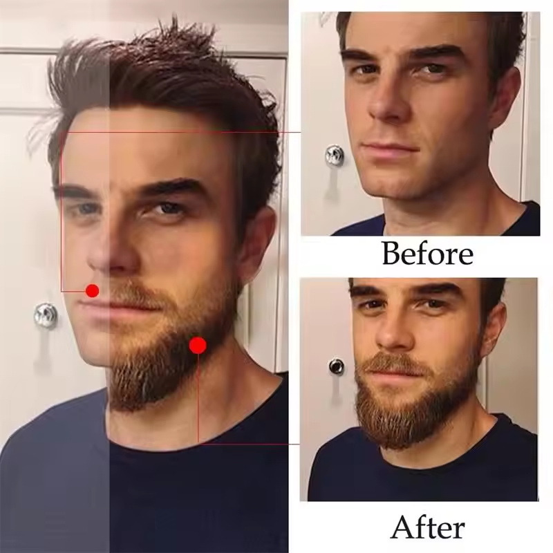 Fast Natural Mature Men Beard  - огляд і ціна Caffeine Hair Serum